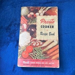 RARE FIND: Vintage Presto Cooker Recipe Book Advertisement.